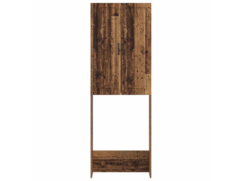 Armoire de toilette, meuble de toilette utrecht bois ancien 66x25.5x190 cm - Conforama E