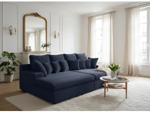 Canapé lazy tilia 77 bleu