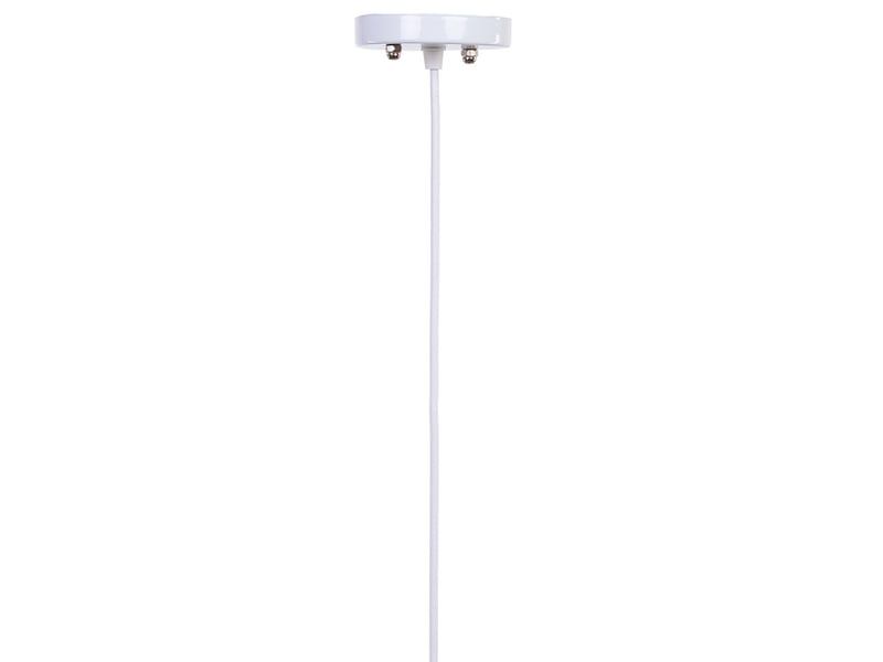  Lampe de plafond en papier orange d21,5x27h cm  - Conforama D