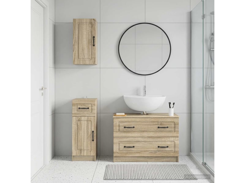  Ensemble de meuble de salle de bain 3 pièces utrecht cf63497  - Conforama B