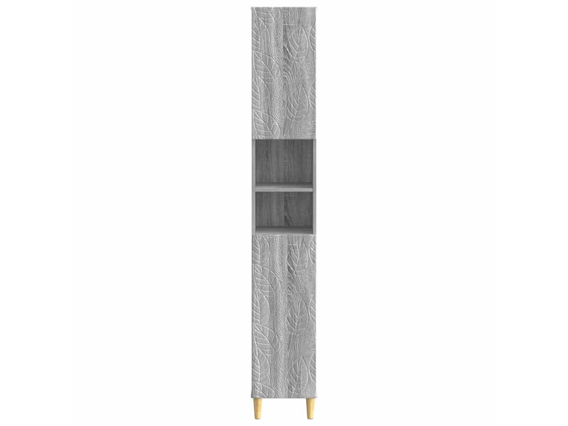 Colonne de salle de bain avec étagère ouverte delft sonoma gris - Conforama D