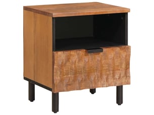 Table de chevet - cabinet de chevet - table de nuit 2 pc marron 40 x 33 x 46 cm