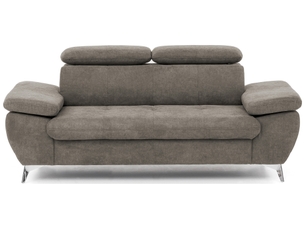 Canapé droit fixe ALLY 2 2 places Tissu / Microfibre Sable (F190)
