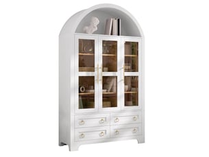 Buffet 3 porte(s)  4 tiroir(s) ROLIPO  - 40 cm coloris blanc 