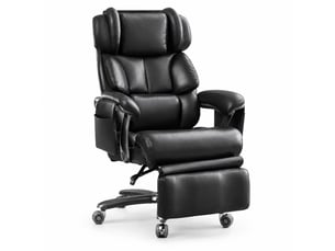 Fauteuil de bureau OKMYHOME avec assise réglable en hauteur