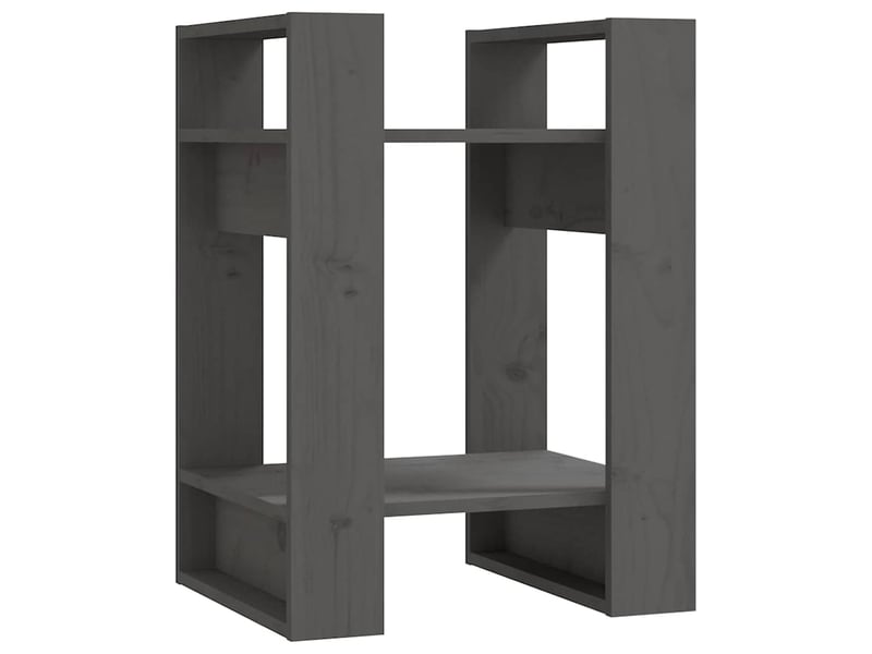  Bibliothèque, étagère de rangement gris 41x35x57 cm pin solide  - Conforama A