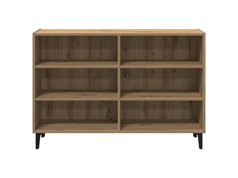  Buffet - bahut - meuble de rangement chêne artisanal 103,5x35x70 cm bois d'ingénierie  - Conforama E