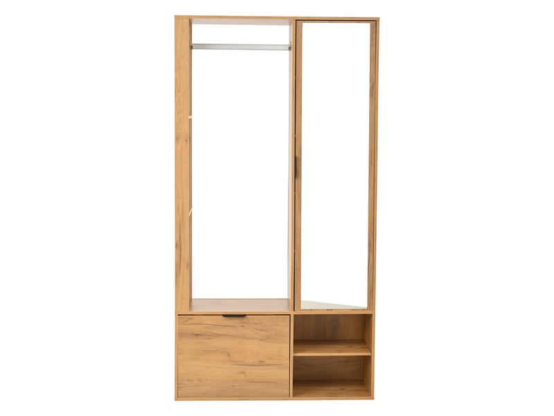  Portemanteau avec banc et rangement 100 x 190 cm en panneau de particules  - Conforama W