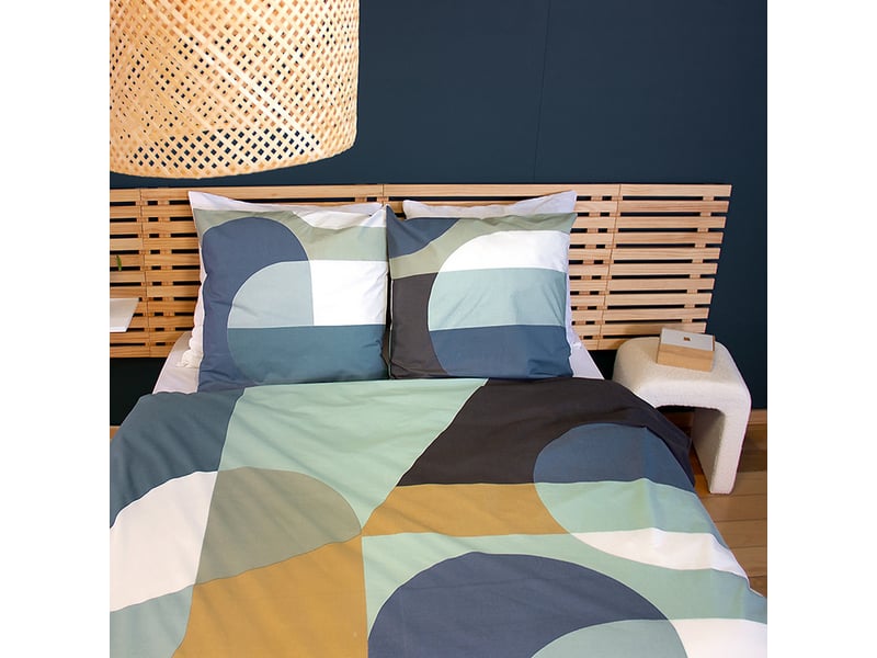  Parure de lit 220x240 cm coton joelle PD23232 - Conforama C