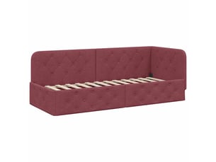 Lit simple 80x200 cm    coloris rouge