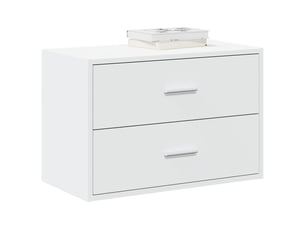 Commode 2 tiroir(s) <strong></strong> <strong></strong> coloris blanc largeur 60 cm