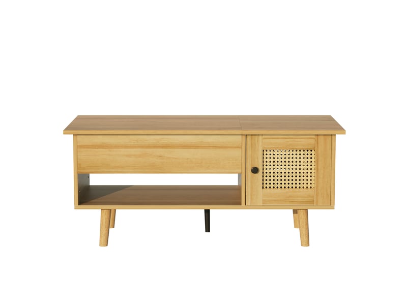  Table basse relevable 103 x 50 cm en panneau de particules  - Conforama R