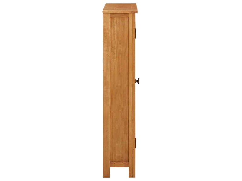  Armoire de rangement, commode de rangement 50x22x110 cm bois de chêne massif  - Conforama D