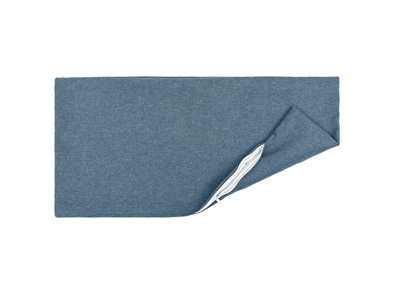  Lot de 2 coussins avec oreiller, coussins décoratifs heerlen bleu denim tissu cf50172  - Conforama C
