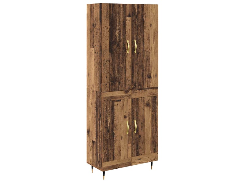  Buffet - haut armoire bois ancien 69,5 x 34 x 180 cm bois d'ingénierie  - Conforama A