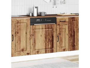 Panneau de lave-vaisselle kalmar vieux bois 45x1,5x57cm