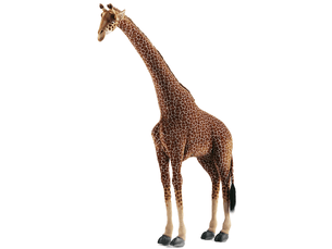 Hansa peluche geante girafe 165 cm en tissus jacquard