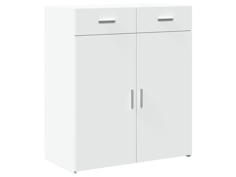  Buffet - bahut - meuble de rangement blanc 80x42,5x93 cm bois d'ingénierie  - Conforama A