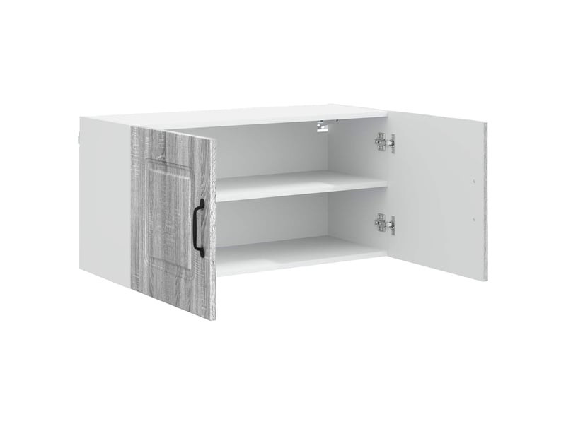 Meuble mural de cuisine | armoire de cuisine gris sonoma 80x31x40cm shl8184 - Conforama E