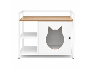 Table basse rectangulaire coloris bicolore <strong>MIVRAY </strong> <strong></strong> - 54 cmx76 cm
