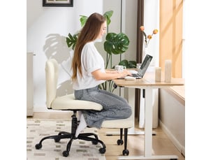 Chaise de bureau <strong>WISHDOR</strong> <strong></strong> avec assise réglable en hauteur