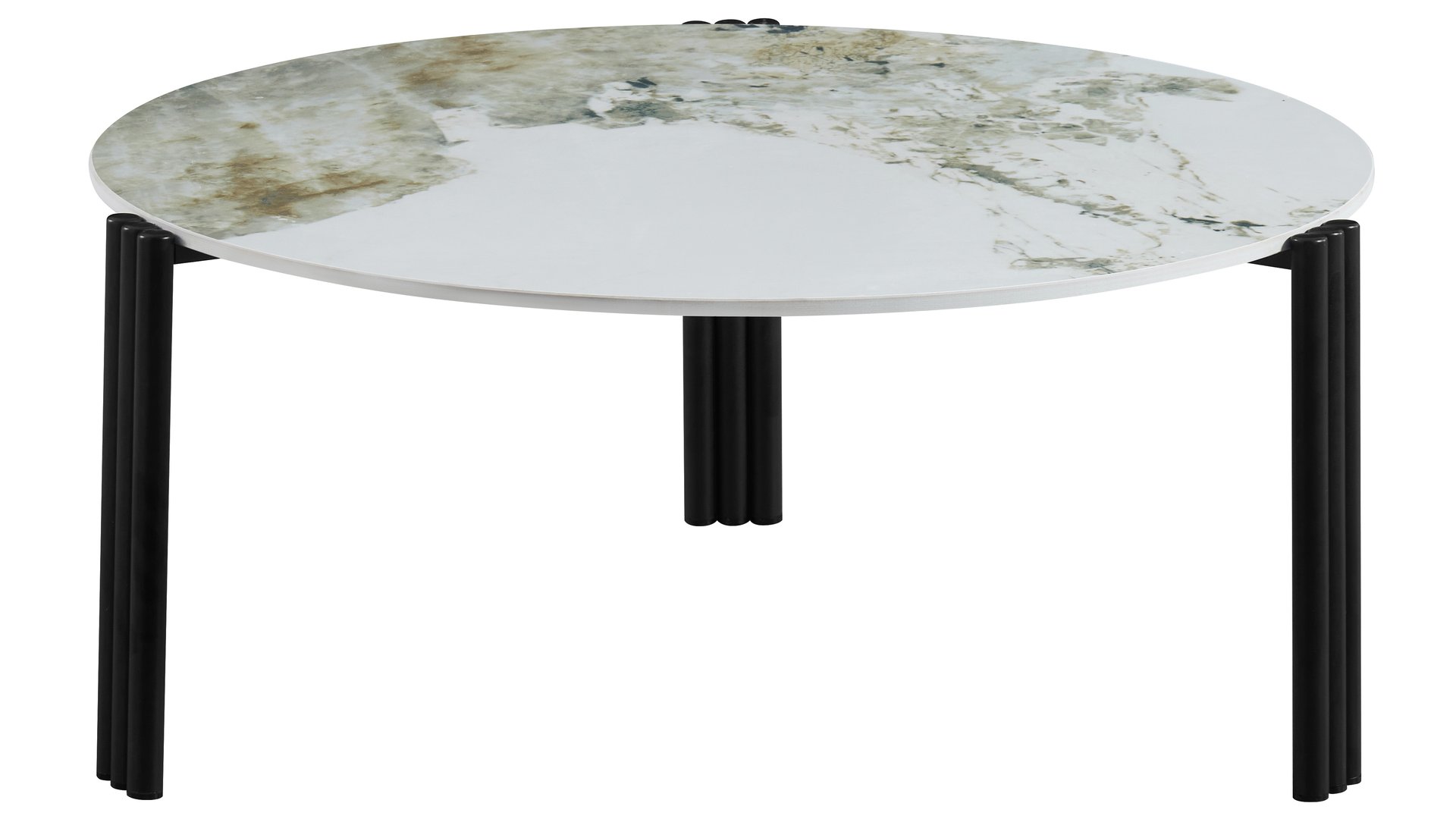 Table basse rond(e) RIVA blanc céramique Conforama