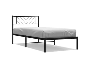 Lit simple 90x200 cm    coloris noir