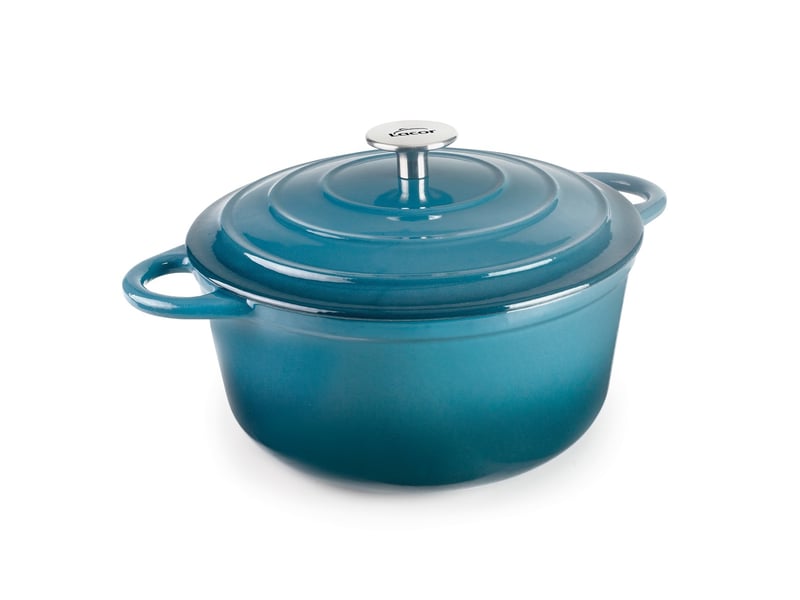 Lacor - cocotte ronde 28cm bleu 71708 - 71708 - Conforama A