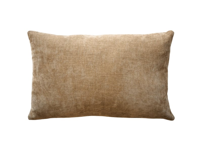  Coussin décoratif rectangulaire déhoussable en velours chenille 40x60 cm  - Conforama A