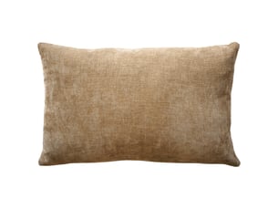 Coussin décoratif rectangulaire déhoussable en velours chenille 40x60 cm