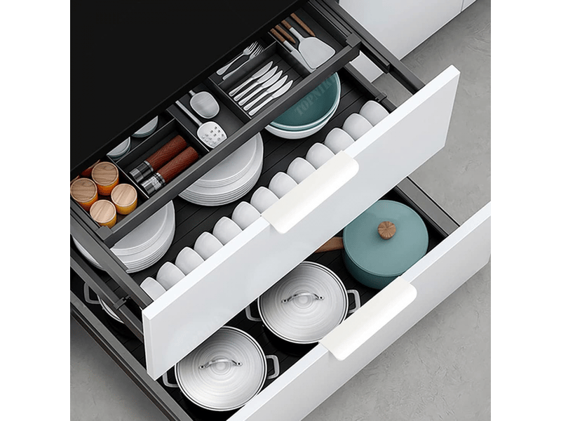  4 poignées invisibles pour armoires de cuisine, tiroirs et portes  - Conforama B