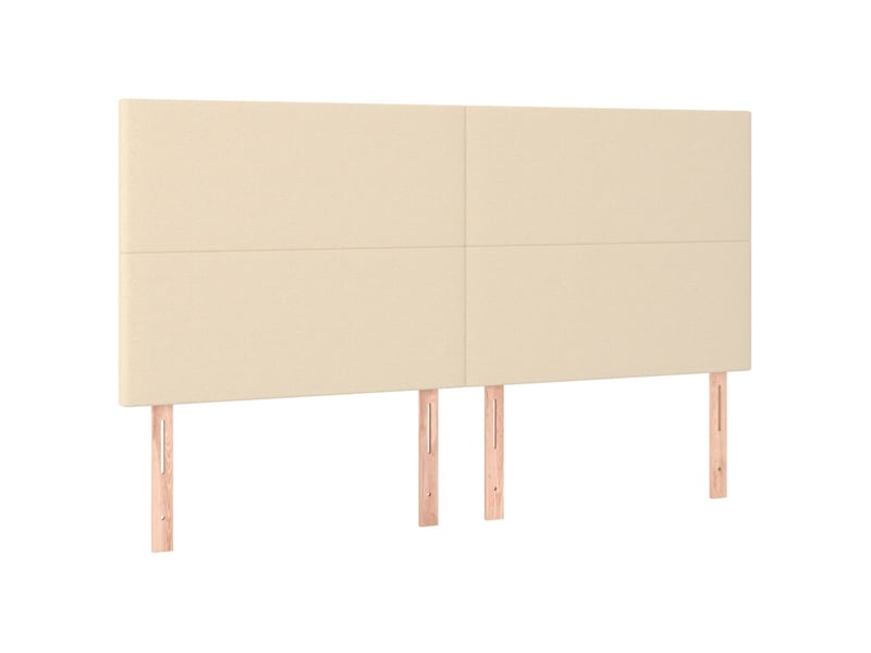  Tête de lit, décoration murale crème 160x5x118128 cm tissu  - Conforama A
