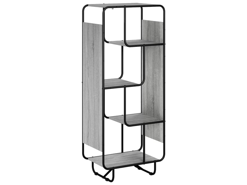  Buffet haut, buffet de rangement sonoma gris 60x37,5x144 cm bois d'ingénierie  - Conforama A