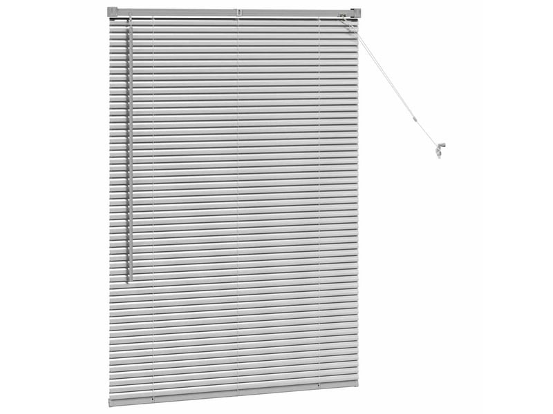 Store vénitien, store de fenêtre argenté 130 x 85 cm 25 mm aluminium cf47559 - Conforama E
