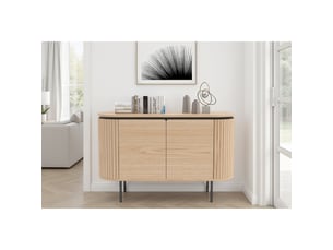 Buffet 2 porte(s)   <strong>MEUBLORAMA</strong> <strong></strong> - 120 cm coloris bois clair 