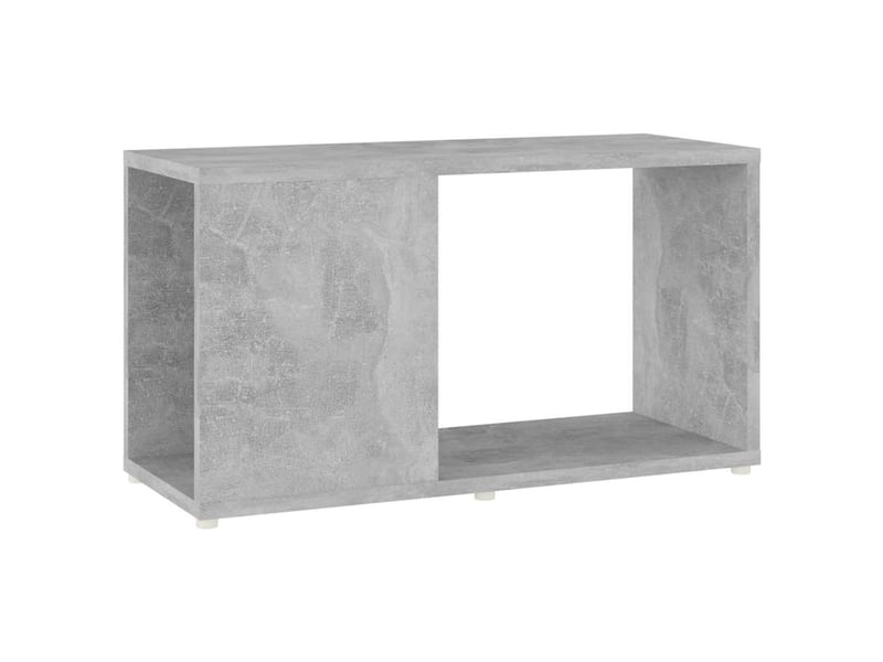  Meuble tv - banc tv - meuble de rangement gris béton 60x24x32 cm bois d'ingénierie  - Conforama B