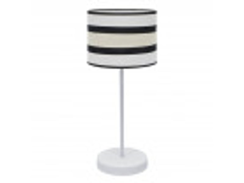  Lampe à poser fabrilamp karla blancbeige 1 x e27 61 x 25 x 25 cm 171271101 - Conforama B
