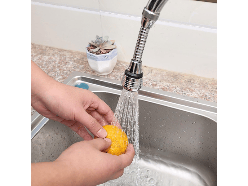  Ensemble de robinet de cuisine 4 pièces, rallonge de robinet, accessoires de robinet, joint pivotant, aérateur de robinet  - Conforama E