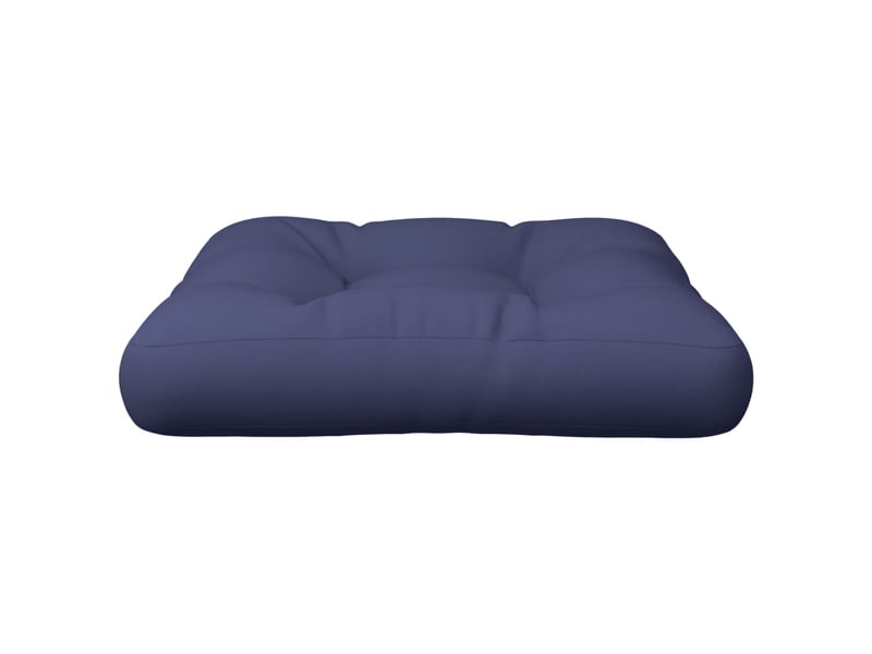  Coussin de palette, coussin de chaise, coussin de canapé bleu marine 60x60x12 cm tissu cf55314  - Conforama D