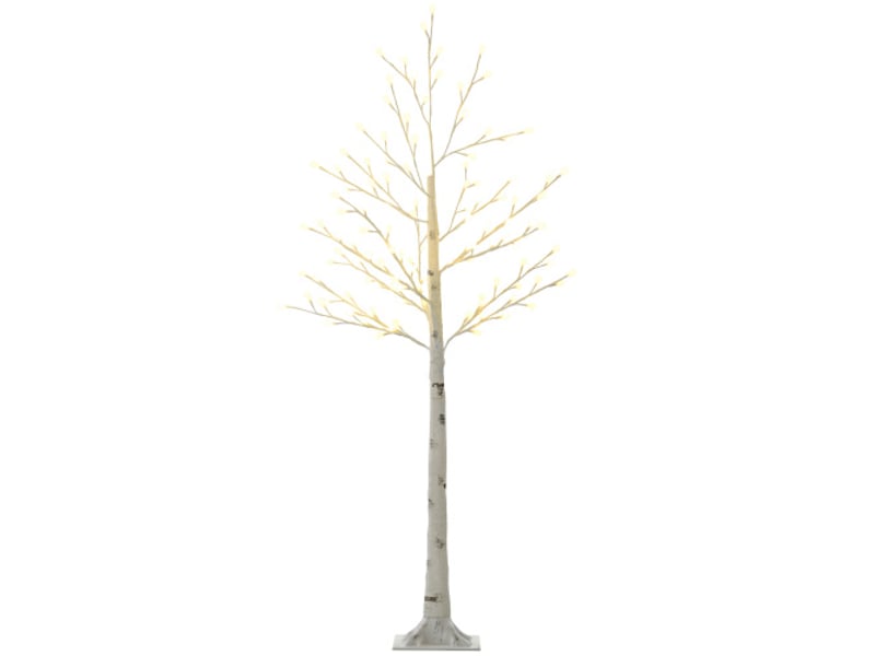  Bouleau lumineux 120 led blanc chaud, 3 niveaux, 150 cm, ip44, pour fête, mariage et noël  - Conforama A