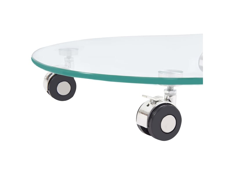  Table basse | table d'appoint 45x40x58 cm verre trempé  - Conforama D