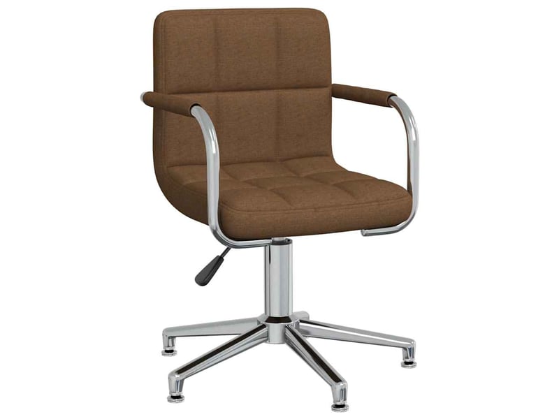  Chaise de salle à manger, chaise pivotante marron tissu cf28735  - Conforama B
