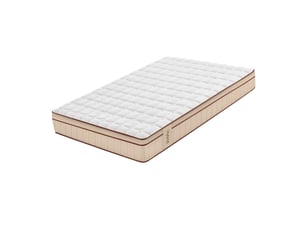 Matelas 80x200 cm MOONIA   Ressorts + mémoire de forme soutien Ferme épaisseur 25 cm