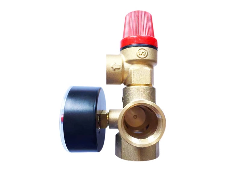  Groupe de sécurité pour chauffe-eau 1 pouce – 6 bars, avec clapet anti-retour  - Conforama C