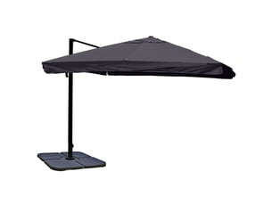 Parasol déporté 3 x 4 m avec lambrequin pied modulable et réglage de l’inclinaison polyester anthracite et aluminium 04_0010309