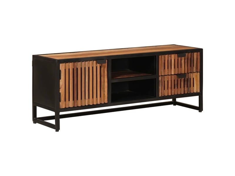  Meuble tv - banc tv - meuble de rangement avec tiroir avec stockage avec porte 105 x 30 x 40 cm  - Conforama A