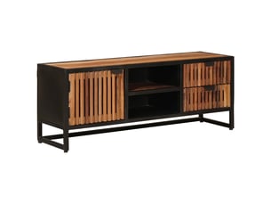 Meuble tv coloris marron 105 cm <strong></strong> <strong></strong>