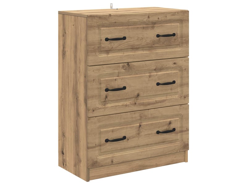  Armoire de rangement bureau, armoire à tiroirs 66 x 34,5 x 87 cm bois d'ingénierie shl1092  - Conforama A