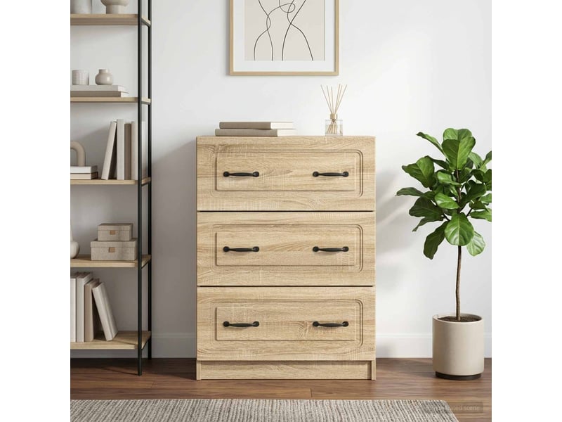  Armoire de rangement bureau, armoire à tiroirs 66 x 34,5 x 87 cm bois d'ingénierie shl7067  - Conforama D