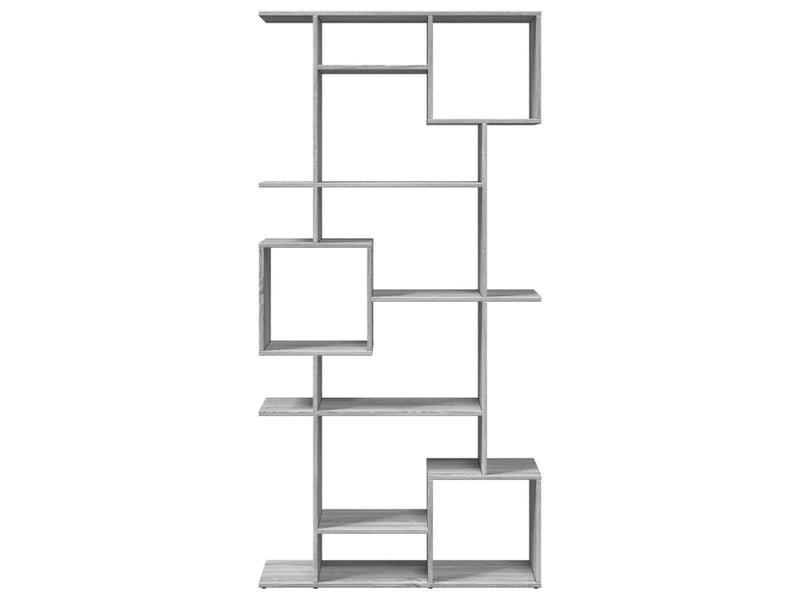  Bibliothèque, meuble de rangement salon sonoma gris 92x29x188 cm bois d'ingénierie  - Conforama D